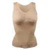 Womens Shapers Shaper Slim Up Lift Plus Size Bra Tank Top Women Body Removable Underwear Slimming Vest Corset Shapewear 230726