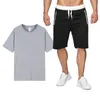 Heren Trainingspakken Zomer Katoen Linnen Shirt Set Casual Outdoor 2-delig Pak Andhome Kleding Pyjama Comfortabel Ademend Strand Korte mouw III 230725