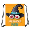 Kids Pumpkin Trick Or Treat Tote Bags Halloween Loot Party Candy Bag 34*42cm Oxford Fabric Large Capacity Drawstring Bag