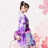 Ethnic Clothing Asian Yukata Princess Dress Girl Japanese Kimono Woman Sweet Gown Lovely Cosplay Party Costume 2 Pieces Set