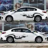 2PCS Dragon Car Body Vinyl Sticker Flame Large Graphics Decal DIY Decoration 150 33cm2796