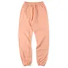 Pantalon orange bouffée impression pantalons de survêtement hommes femmes tissu lourd unisexe joggeurs cordon pantalon 2023FW