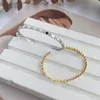 Luxe s925 Sterling Zilveren Manchet Armband Ontwerper voor Vrouw Gouden Ronde Bangle Sieraden 5A Kubieke Zirconia Dames Manchetten Armbanden Mode-sieraden Geschenkdoos