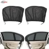 Car Sunshade 2pcs 50x110cm Mesh Curtains Sun Shade Door Side Window Cover UV Protection Shield Auto Accessories Interior278f