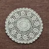 Tapis de table 5 pièces/lot mode européenne 35cm napperons ronds avec fleur pour mariage décoration cuisine napperon maison