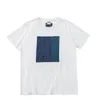 T-shirts pour hommes Tissu teint en bleu Patchwork Broderie Coton Col rond T-shirt à manches courtes Style ethnique Hauts d'été T-shirt pour femme