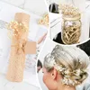 Dried Flowers 70Pcs Mini Real Dried Baby's Breath Flowers White Pressing Floral Bouquet for Wedding Card Making R230725