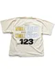 Herren-T-Shirts in Übergröße 2023 2023ss RRR 123 Cross-Print-T-Shirt 1:1 Hochwertige Top-Kurzarm-T-Shirts RRR-123 Schwerer Stoff