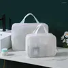 Bolsas de cosméticos de gran capacidad, bolsa Simple de lavado Eva, transparente, impermeable, multifunción, portátil, almacenamiento de viaje