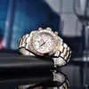 Andra klockor Pagani Design Men s Top Brand Luxury Mens Quartz Wrist Watch Men rostfritt stål Kronograf Relogio Masculino 230725