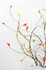装飾的な花1 PCS柔軟な人工人工90 cm（35インチ）長い茎プラスチック乾燥薄い木の枝植物結婚式の家の装飾