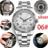 Högkvalitativ lyxiga tredimensionella romerska Dial Teeth Edge 40mm813 Automatisk stålvattentät klocka