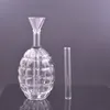 Großhandel Antitank-Form Shisha Kreative klare Granate 3D Mini Dicke berauschende billige Glasölbrenner-Bong-Pfeife Wasser-Dab-Rig-Tabak-Bongs zum Rauchen von trockenem Kraut