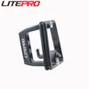 Quadros de bicicleta liteproelite dobrável 3 furos adaptador de montagem de nariz de porco com parafusos racks dianteiros para bicicleta bmx 230725