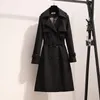 Kobiety Heritage Trench Coats Designer Parkas Elegancki pasek chelsea płaszcz luźny wiatrówki BBR podwójnie piersi Slim Bawełniane kurtki