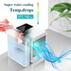 Air Conditioners 1000ml portable air conditioning fan wet curtain evaporative air cooler USB mini home office room humidifier cooling and purification 230726