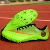 Sicherheitsschuhe, Unisex-Leichtathletikschuhe, PU-Spikes, Turnschuhe, rutschfeste Spikes zum Laufen, Nagelschuhe, umfassende Leichtathletik-Trainingsschuhe 230726