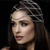 Haarspeldjes 2023 Fashion Multilayer Crystal Hoofdband Voor Vrouwen Shining Rhinestone Clip Bruiloft Accessoires Sieraden Geschenken