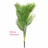 Vegetação floral falsa 70-125 cm artificial grande palmeira rara verde realista plantas tropicais de plástico interior árvore falsa para casa e decoração de natal 230725