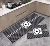 Ny antislip kök mattor område matta för vardagsrum badrum golvet flanell mjuk sovrum mattor säng