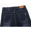 Pantalones vaqueros KSTUN para Hombre, pantalones vaqueros de verano, ajustados, rectos, azul oscuro, ajuste Regular, pantalones largos de ocio, marca famosa, Jean para Hombre, 210318 L230726