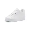 2023 printemps nouvelle taille haute petites chaussures blanches femmes coréenne semelle épaisse décontracté étudiant chaussures polyvalent H002