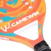 Tennisschläger CAMEWIN Hochwertiger 3K-Carbon- und Glasfaser-Strandtennisschläger, weicher Tennisschläger mit rauer Oberfläche, mit Tasche und Ball 230725