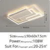 LED taklampor för vardagsrum sovrum kök studie taklampa heminredning luster interiörbelysning