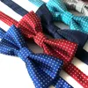 Pajaritas Niños Polka Dot Tie Cool Kids Boys Corbata Mariposa Fiesta de boda Pajarita para niños Esmoquin Gravata Corbatas