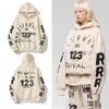 2023 Designer Kanyes Classic Wests Luxus-Hoodie Three Party Joint Name Peace Dove Bedrucktes Herren- und Damen-Yzys-Pullover mit Kapuze