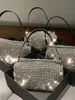 Evening Bags Shiny Clutch Crystal Glitter Purse For Bridesmaid Wedding Party Bag Mini Crossbody 230725