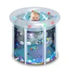 Sand Spielen Wasser Spaß Aufblasbare Baby Badewanne Babys Klapp Badewannen Schwimmbad Kleinkind Tragbare 230726