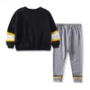 Ensembles de vêtements 2020 enfants garçons filles vêtements costumes mode bébé sweats à capuche pantalons 2 pièces ensembles enfants vêtements d'hiver enfant en bas âge survêtements 0-5 ans243u Z230726