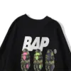 New A Bathing A APE men's casual camouflage cartoon round neck sweater