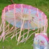 Umbrellas Oil Paper Decorative Umbrella Han Cos Pography Antique Costume Tassel Ancient Chinese Silk Parasol Sun Shade