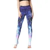 Pantalones activos de Yoga para mujer, mallas deportivas de cintura alta con estampado de flores, mallas largas, entrenador de realce, pantalones para correr, entrenamiento, Control de barriga