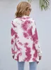 Femmes Blouses Chemises Femmes Tiedye Cardigan Femme À Manches Longues Ourlet Irrégulier Top Automne Et Hiver Vêtements 230726