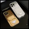 Designer Iphone Case Card Pocket Phone Case pour IPhone 11 12 13 14 Pro Max 14plus 7plus 8 Xs Xr Crocodile Pattern Cover