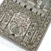 Dywany dywanowe dywan Modlitwa Tapete z matą frędzlą cienki mały koc przenośny haft domowy dekoracja 65x110cm R230725