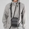Utomhusväskor Nylon Messenger Bag Portable Running Belt Midjepaket Elastiskt andas med dragkedja Justerbar axelband Sport Gym