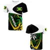 Camisas ao ar livre com a bandeira da Jamaica T para homens Camisa de futebol com emblema nacional Camisetas Roupas de time de futebol 230726