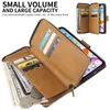 Wallets Zipper Case Leather Flip Wallet Cover voor Huawei Honor 8x JSNAL00Al00ATL00L21 Case Telefoonkaart Slot Telefoon Cover Bag