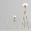 Lampadaires lampe nordique design trépied Table en verre pour salon étude bureau décor lumières maison moderne E27 chevet debout