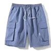 Shorts Masculino Masculino 2023 Verão Masculino Cargo Cotton Bermuda Boardshort Marca Vestuário Praia Curto Masculino Respirável Casual Confortável