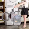 Storage Baskets Popup Mesh Laundry Basket Storage Organizer with Side Pocket for Bathroom Kids Room Ropa R230726