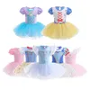 Traje de baile de ballet para niños, vestido de princesa, tutú, traje de actuación de baile de verano para niñas de más de 3 años