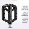 Bike Pedals ROCKBROS Ultralight Seal Bearings Bicycle Bike Pedals Cycling Nylon Road bmx Mtb Pedals Flat Platform Bicycle Parts Accessories 230725