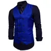 Men's Vests Brand Dress Vests For Men Casual Slim Fit Mens Suit Vest Double breasted Waistcoat Gilet Homme Formal Business Jacket XXL 230725