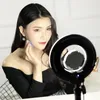 Flash Heads 8 pollici 24W 5500K dimmerabile Po Studio Pography da tavolo Trucco Ring Light Phone Video Live Lamp con regalo gratuito