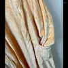 Pigiameria da donna Inverno Donna Vestaglie Camicia da notte in flanella Bottone Accappatoio Tasca per il tempo libero Pigiama lungo e caldo